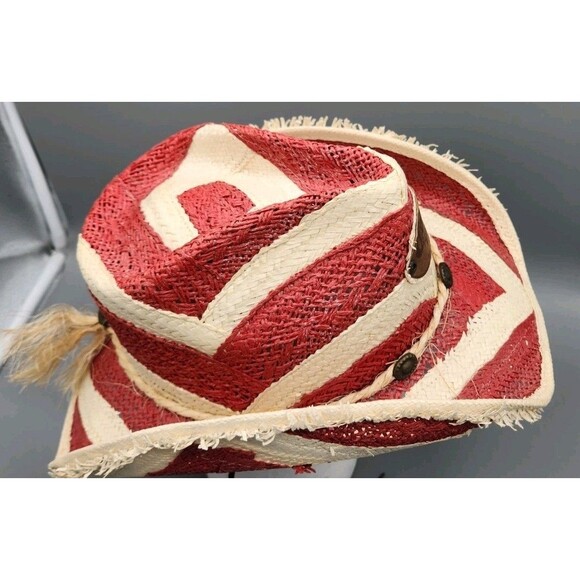 Corona Western Straw Hat Charlie Hats Made in Mexico Size Medium Cowboy - Picture 5 of 16